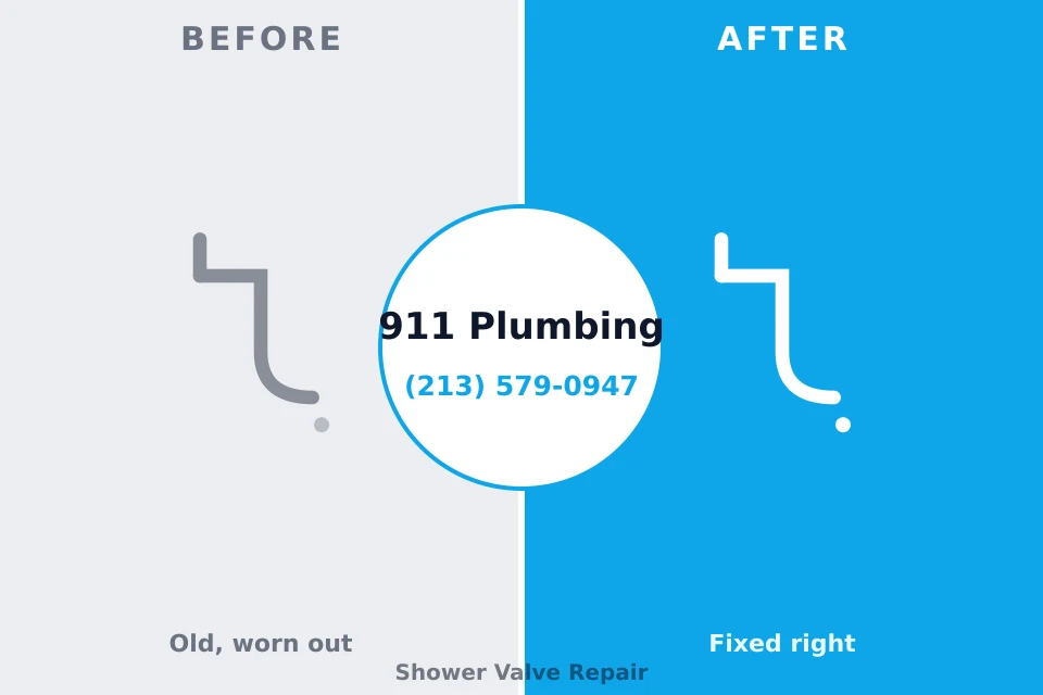 Before and after: plumbing company Bulverde, TX
